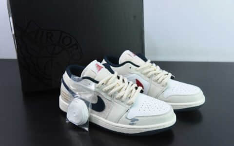 乔丹Jordan Air Jordan 1 黑红鸳鸯钩AJ1低帮篮球鞋纯原版本 货号：HM3711-144