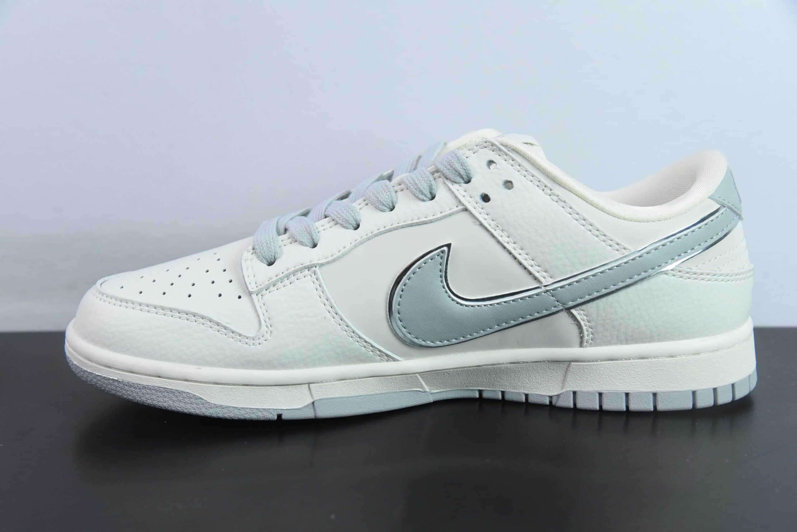 耐克Nike SB Dunk Low X LV联名米白灰SB低帮休闲板鞋纯原版本 货号：BB1818-102 