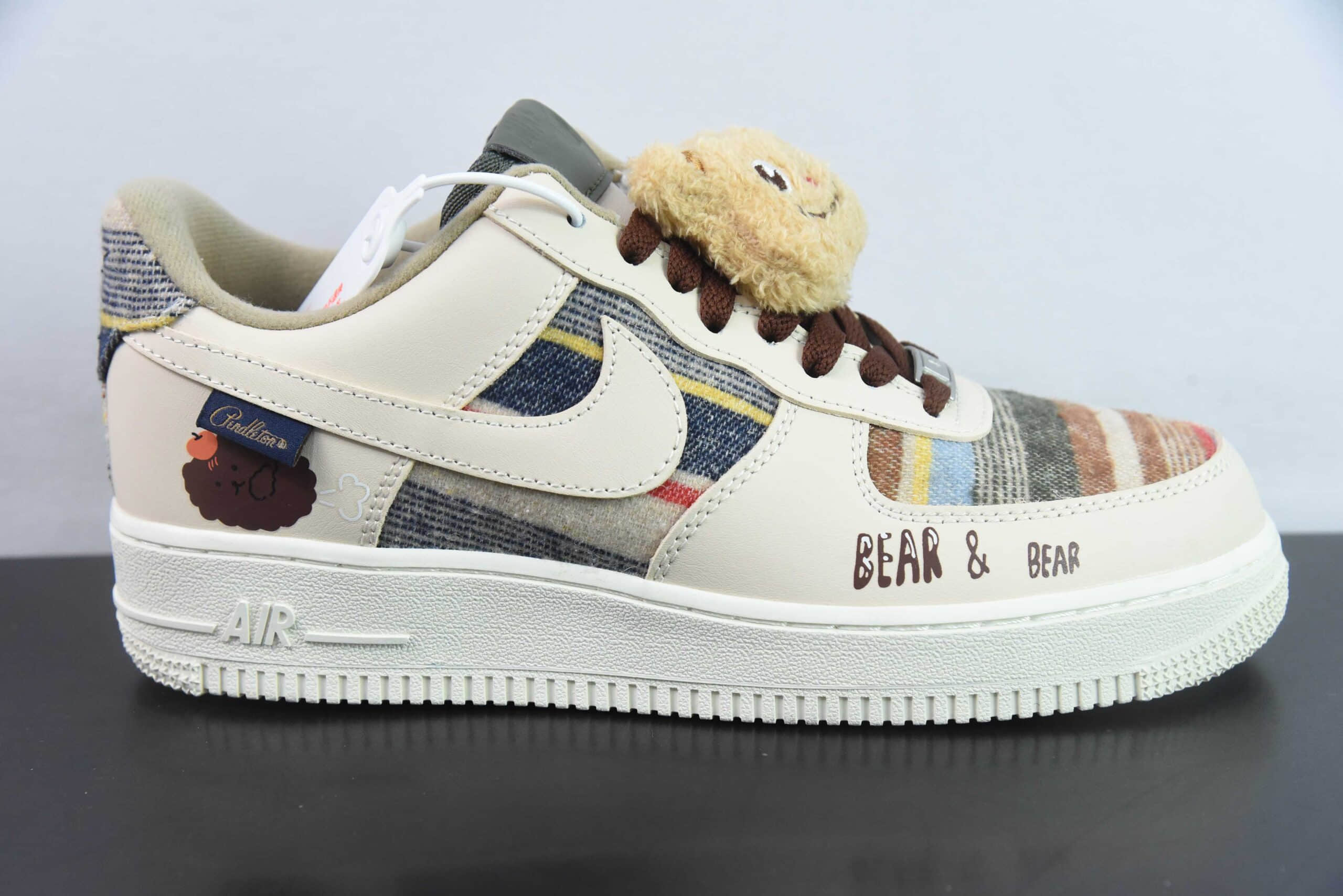 耐克Nike Air Force 1´07 Low 卡其棕小熊空军一号低帮百搭休闲运动板鞋纯原版本 货号：CW2289-230 