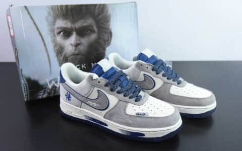耐克Nike Air Force 1’07 Low 黑神话悟空涂鸦空军一号低帮休闲板鞋纯原版本 货号：DM1688-805