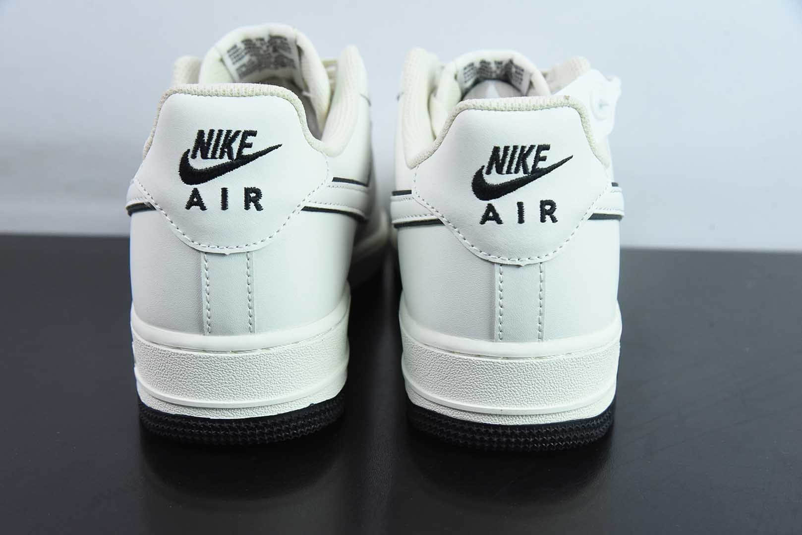 耐克Nike Air Force 1 Low '07 白黑低帮空军一号休闲板鞋纯原版本 货号：DZ2799-121