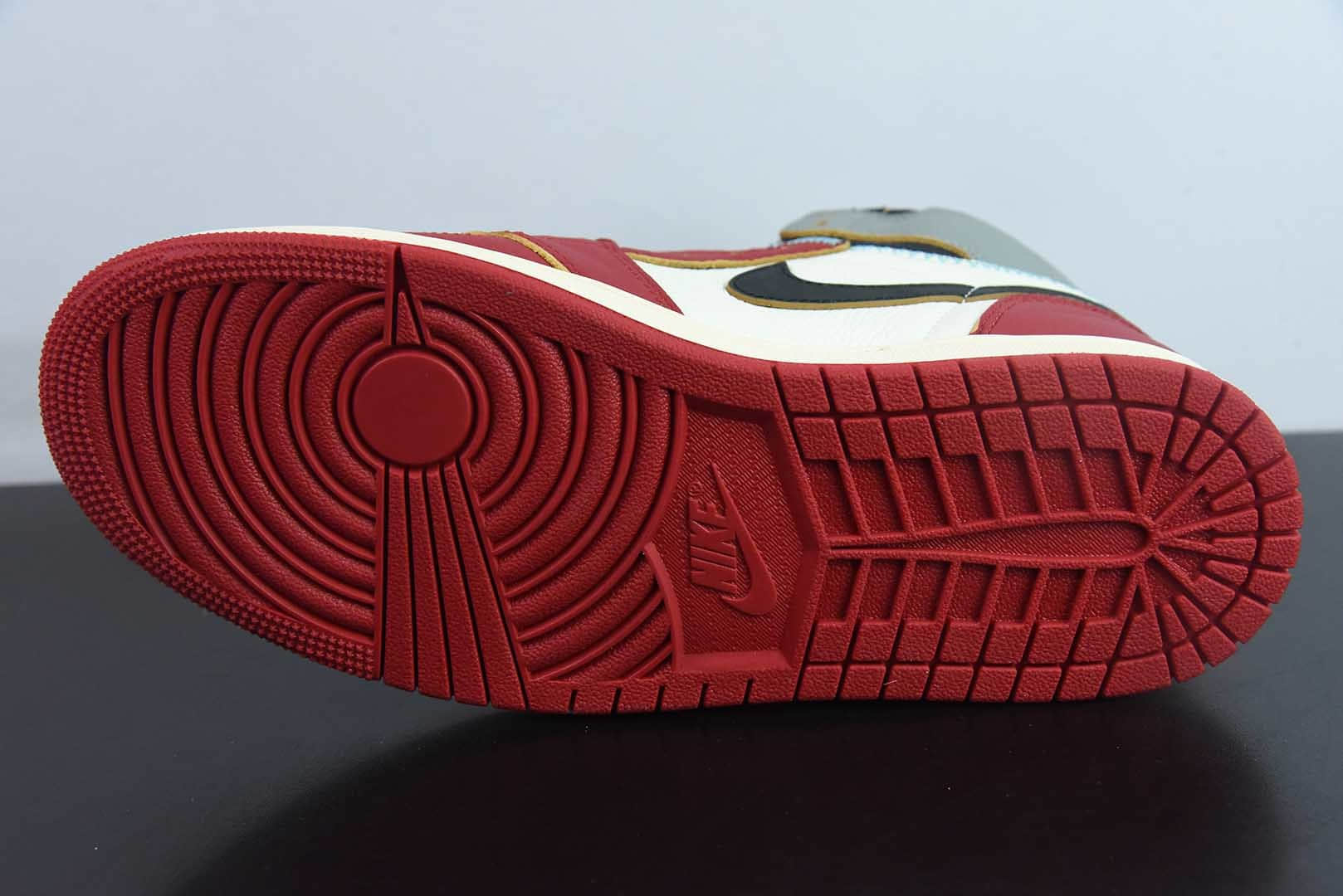 乔丹Union x Air Jordan 1 Retro High AJ1乔1影子芝加哥高帮篮球鞋纯原版本 货号：HV8563-600 