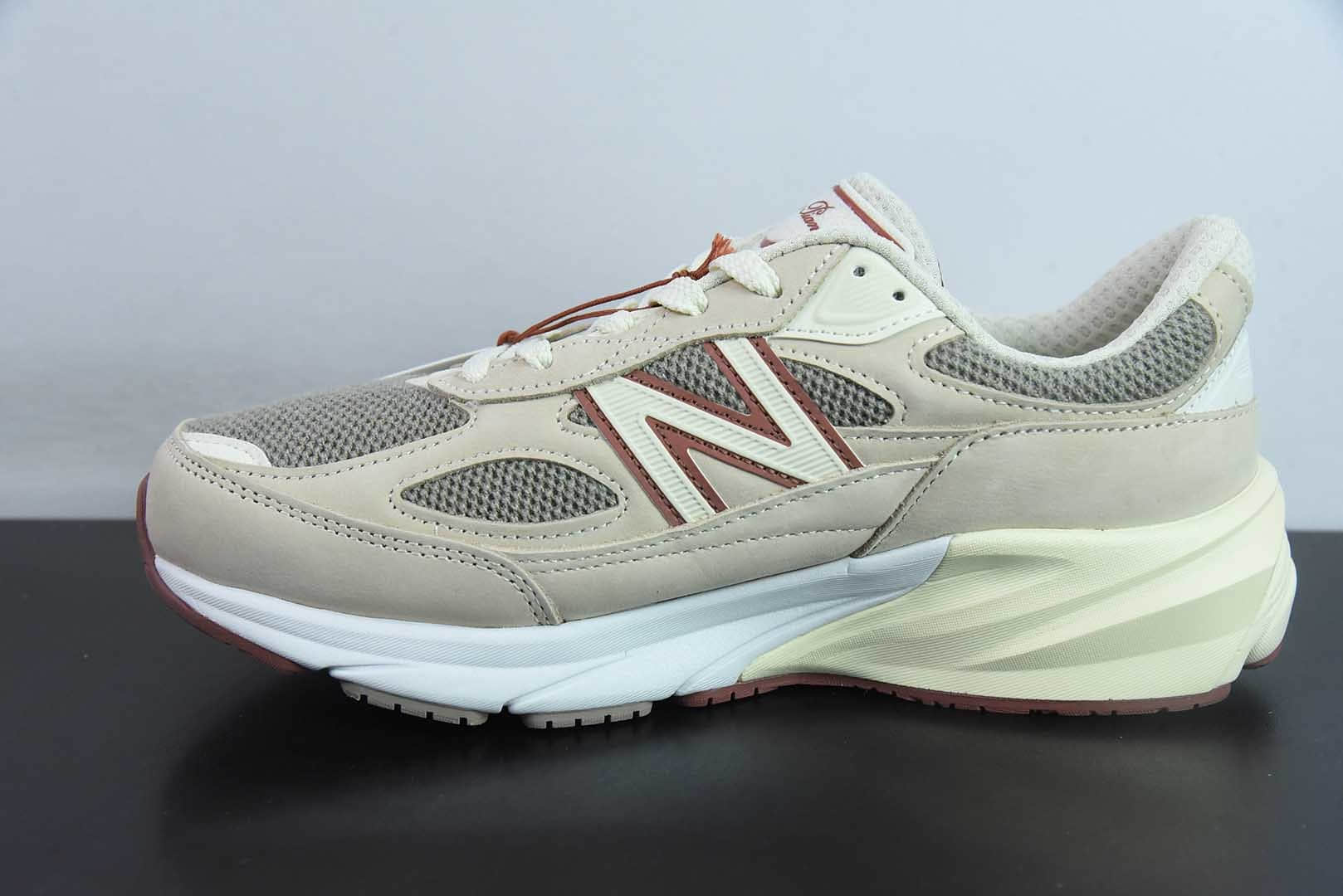 新百伦 New Balance Piana x New Balance NB990V6联名灰酒红第六代总统复古慢跑鞋纯原版本 货号：U990LO6