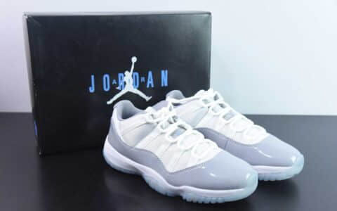 乔丹Air Jordan 11 Low Cement Grey AJ11酷灰2.0男子低帮文化篮球鞋纯原版本 货号：AV2187-140