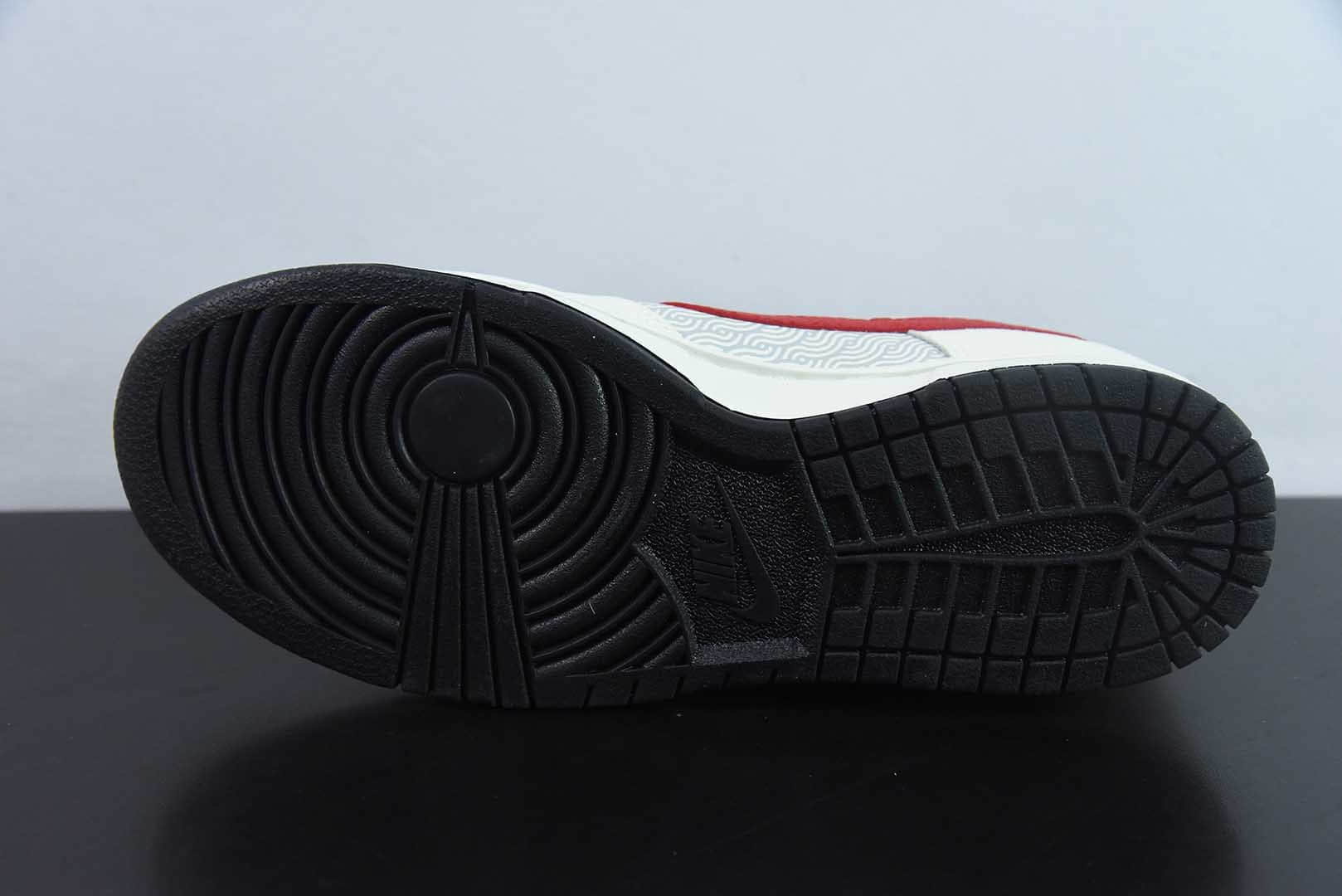 耐克Nike SB Dunk Low 蛇年限定祥云红勾周年高端定制SB低帮休闲板鞋纯原版本 货号：DJ2024-094