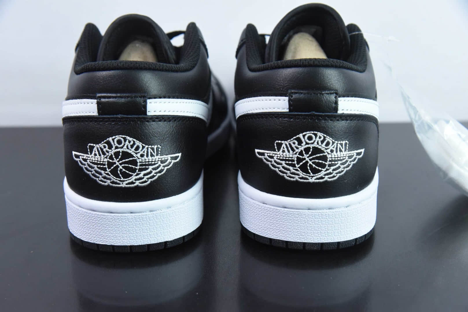 乔丹Air Jordan 1 Low AJ1乔1黑白色低帮复古篮球鞋纯原版本 货号：553558-043