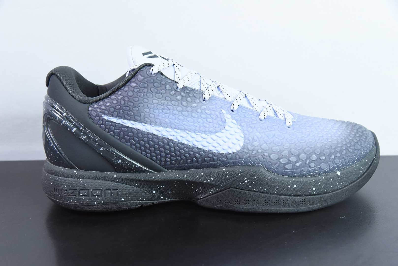 科比KOBE Nike Zoom Kobe 6 Protro EYBL科比6代黑紫低帮实战篮球鞋纯原版本 货号：DW2825-001