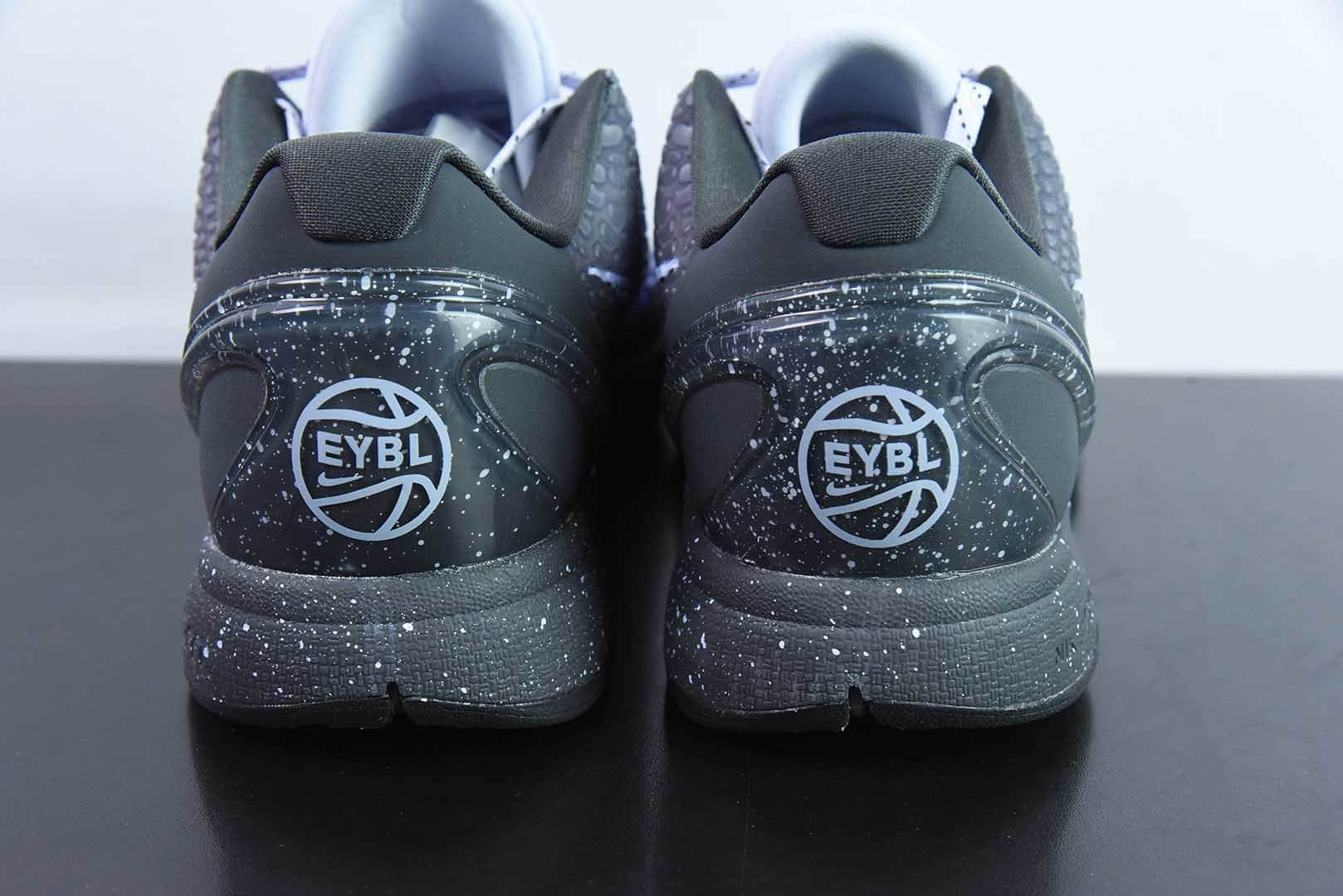 科比KOBE Nike Zoom Kobe 6 Protro EYBL科比6代黑紫低帮实战篮球鞋纯原版本 货号：DW2825-001