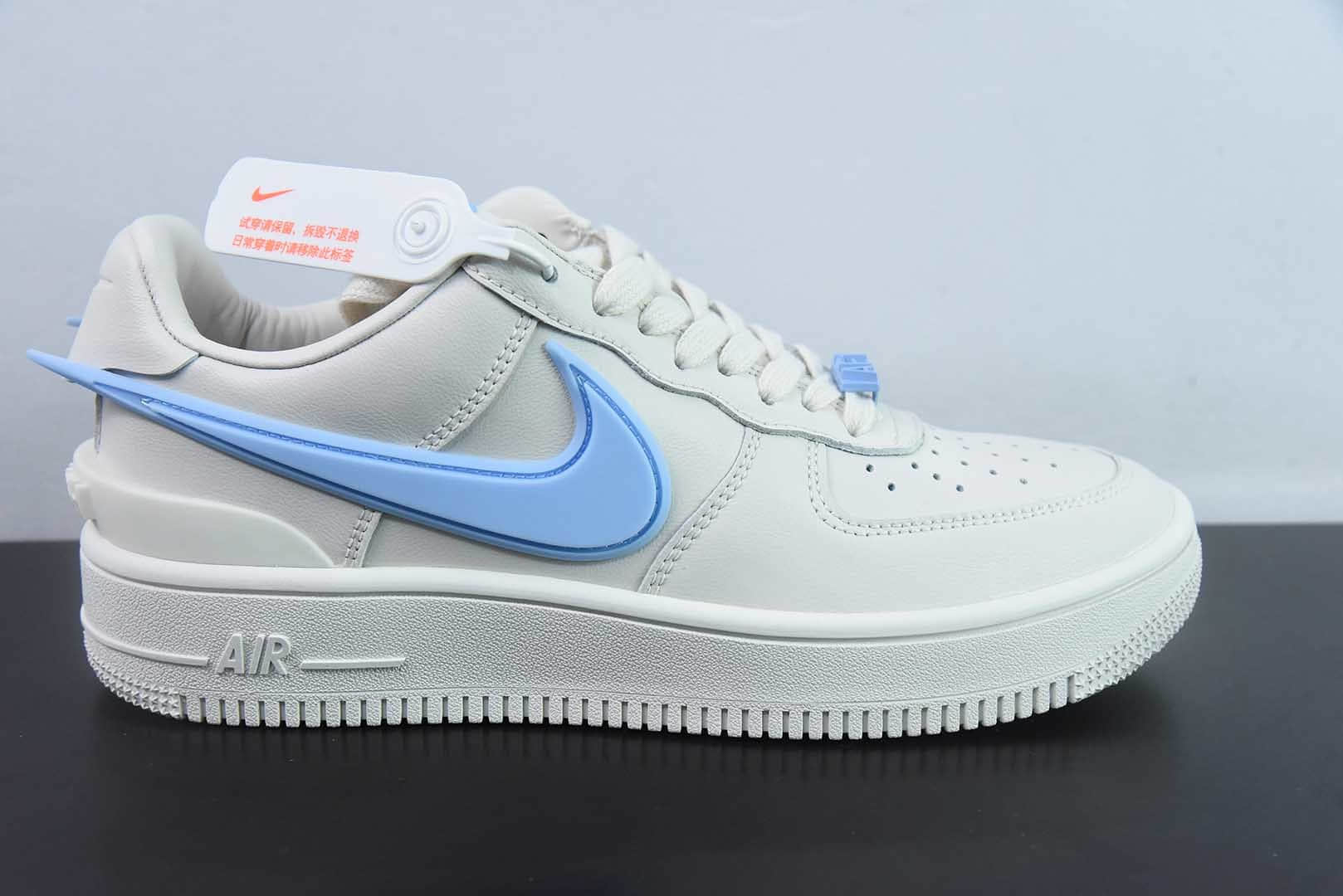 耐克Nike AMBUSH x NK Air Force 1 Low联名大钩白蓝空军一号低帮运动板鞋纯原版本 货号:DV3464-900
