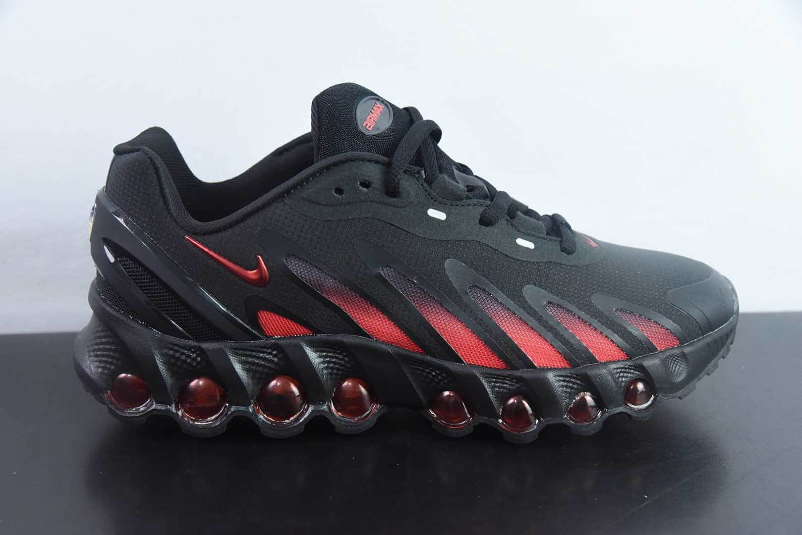 耐克Nike Air Max DN8全掌科技黑红气垫缓震运动跑鞋纯原版本 货号：FQ7860-029