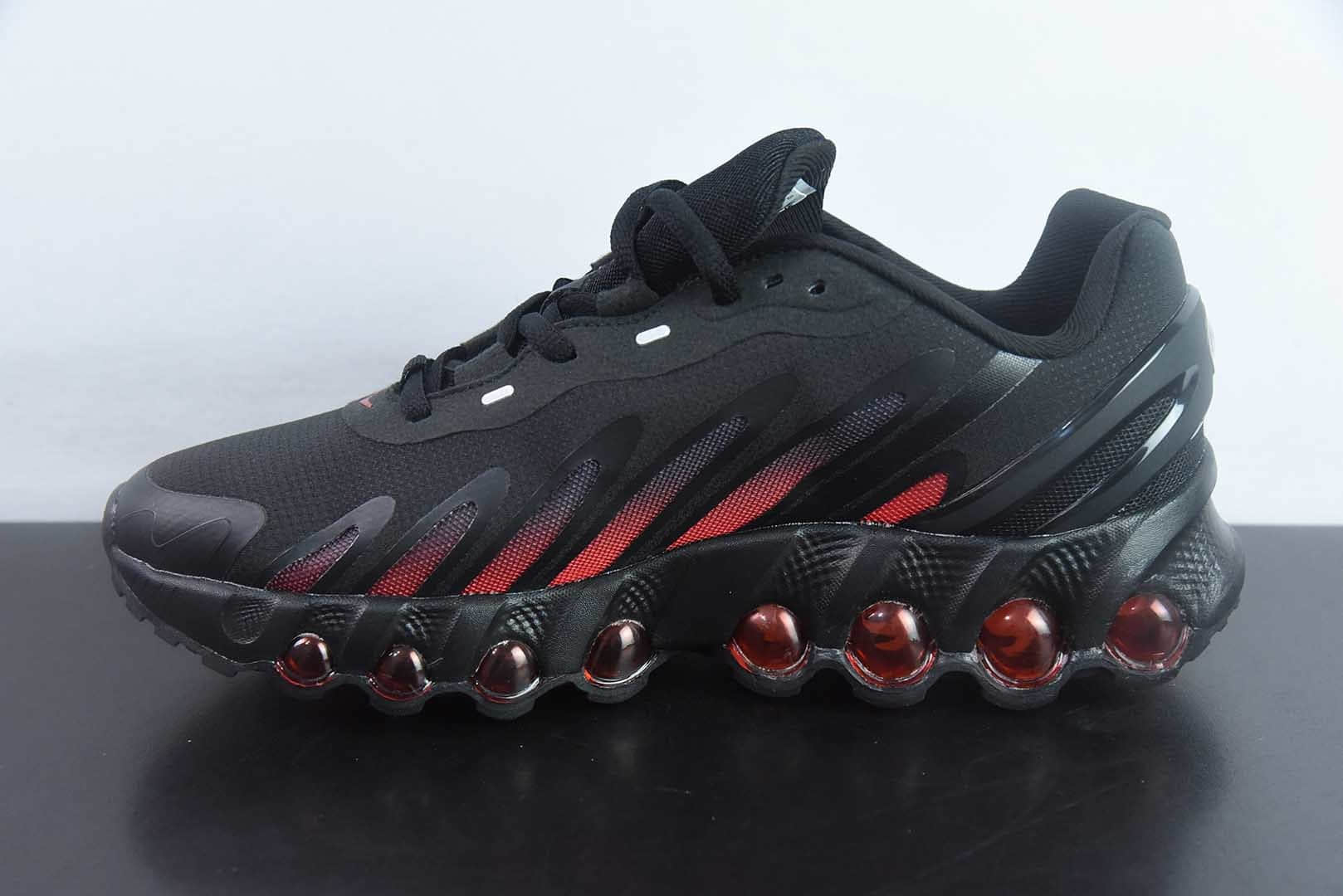 耐克Nike Air Max DN8全掌科技黑红气垫缓震运动跑鞋纯原版本 货号：FQ7860-029