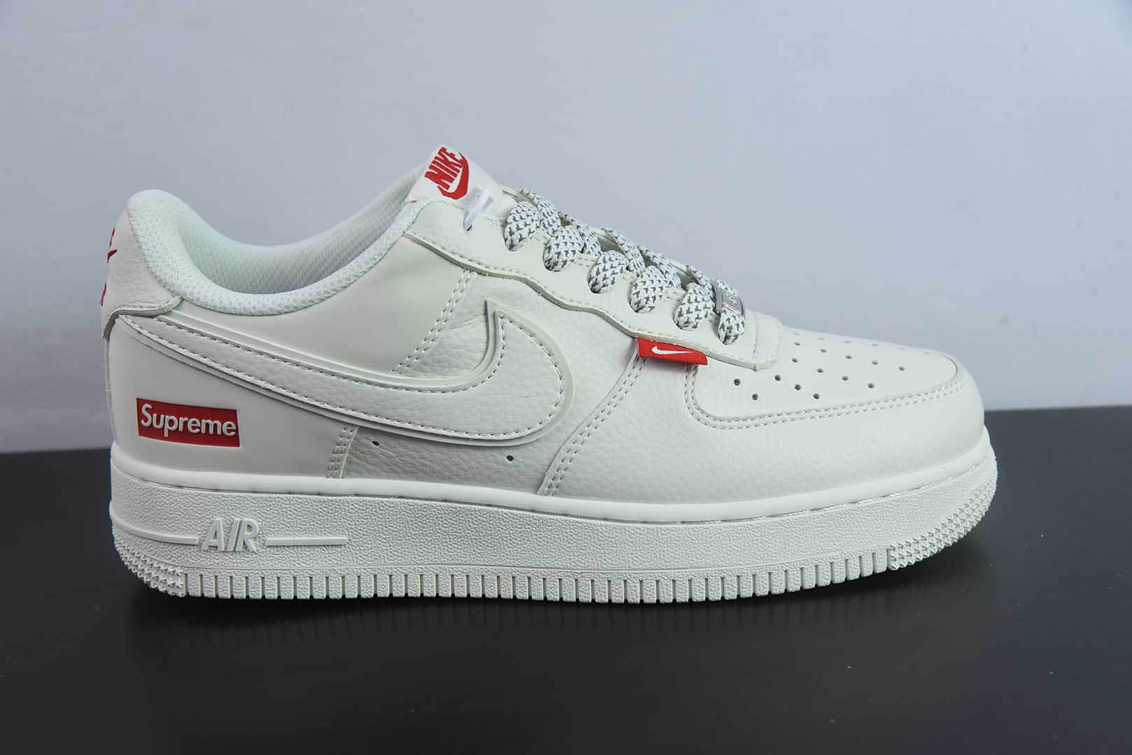 耐克Nike Force 1 '07 Low “Supreme联名百搭米色”空军一号低帮休闲板鞋纯原版本 货号：CS5288-011