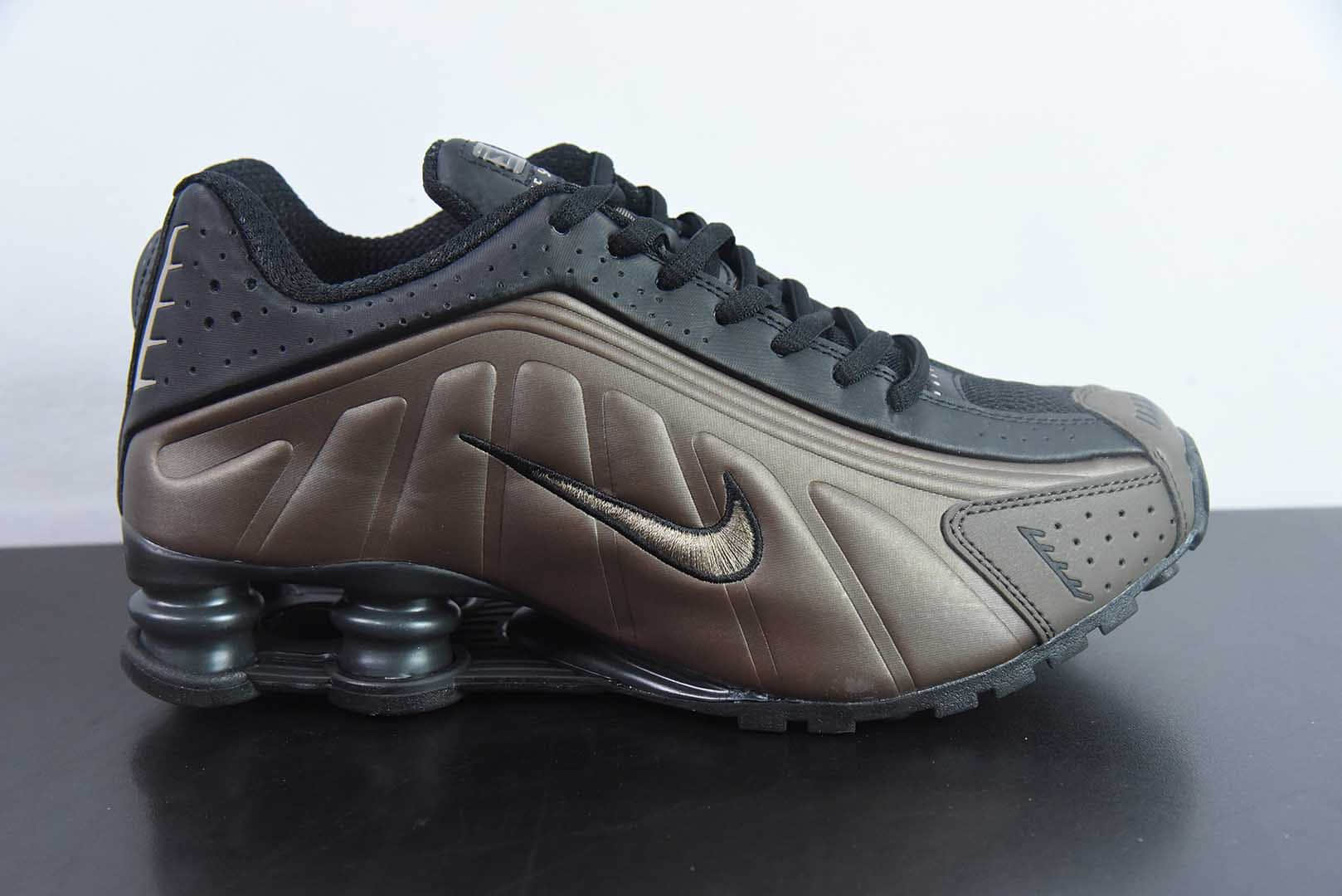 耐克Nike Shox R4子弹文斯卡特高科技专利气柱弹簧跑步鞋纯原版本 货号:AR3565 - 007