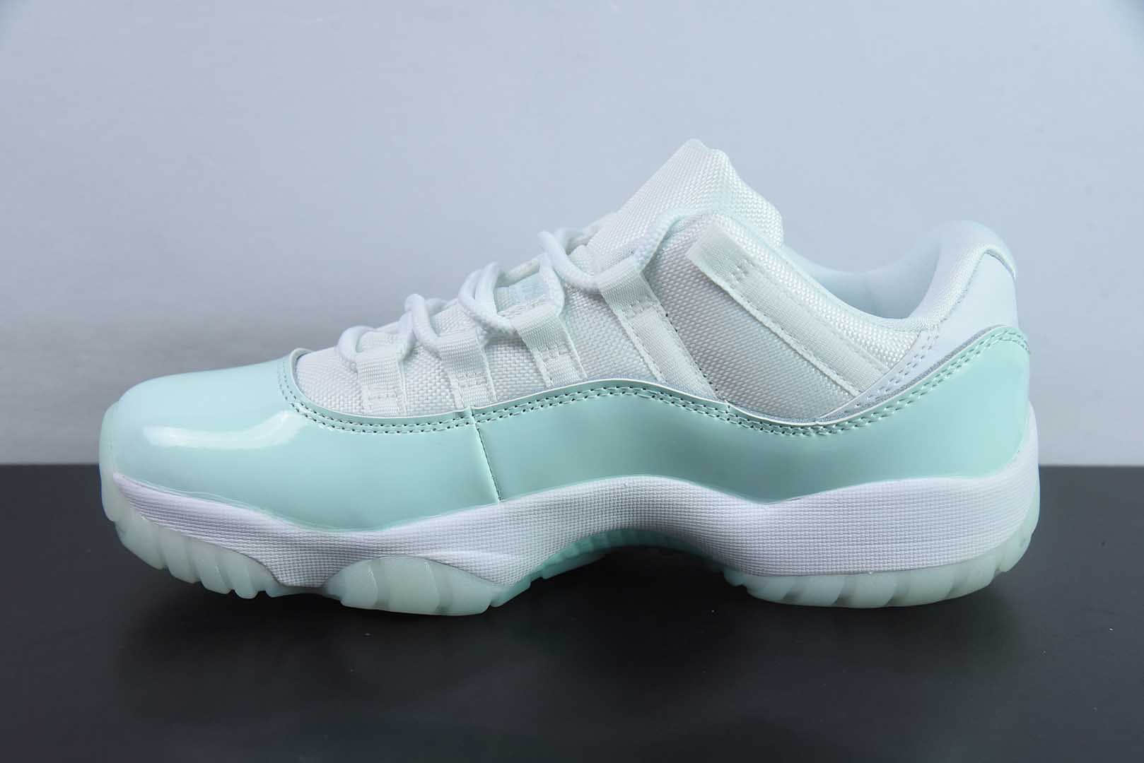 乔丹Air Jordan 11 Low AJ11乔11低帮薄荷绿男女文化低帮篮球鞋纯原版本 货号：AH7860 - 103