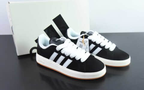 阿迪达斯Adidas GRAND COURTBEAT Base 00S黑白低帮休闲板鞋纯原版本 货号：IH6184