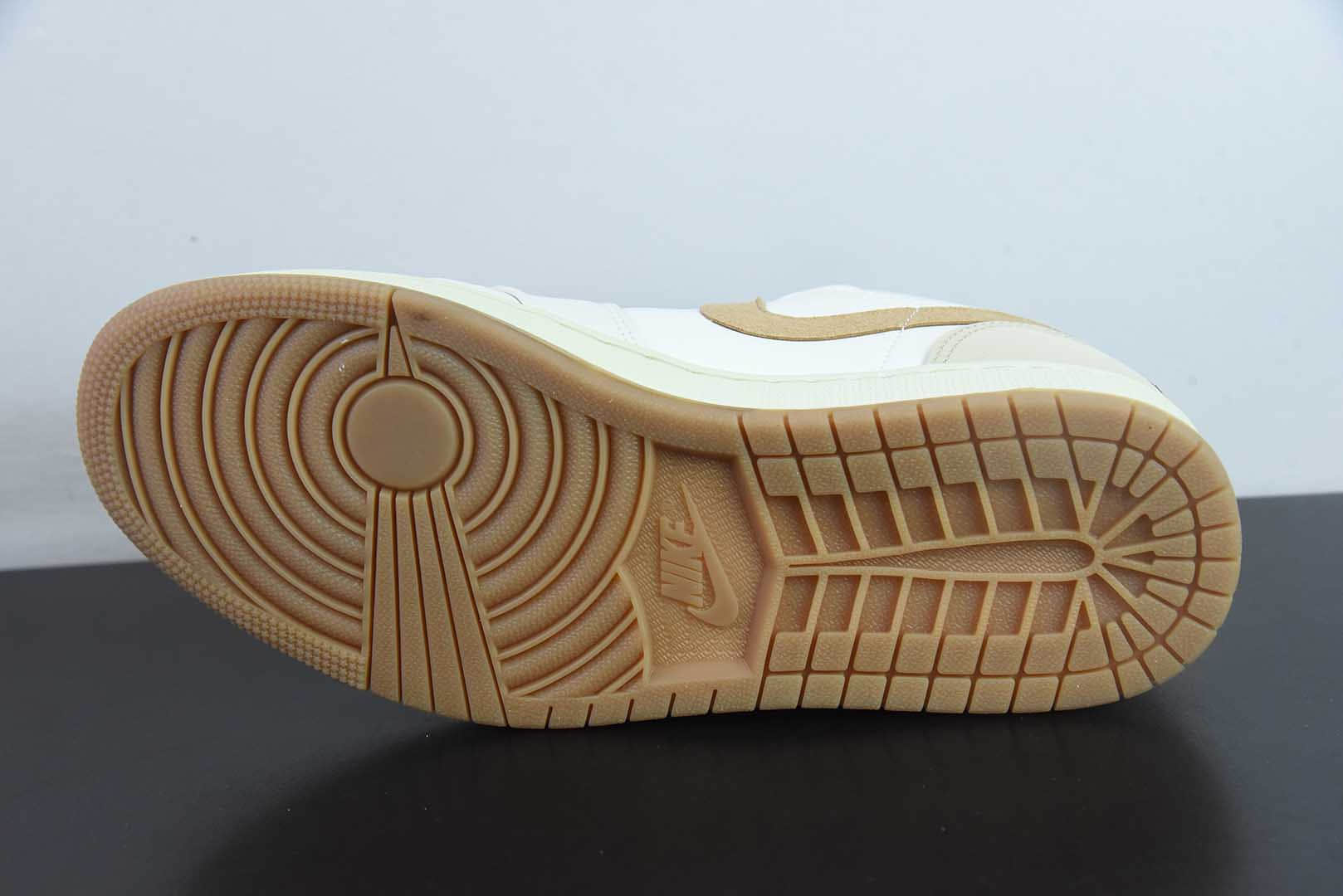 乔丹Air Jordan 1 Low Dongdan AJ1乔1椰奶白低帮文化休闲板鞋纯原版本 货号：IB8855 - 121