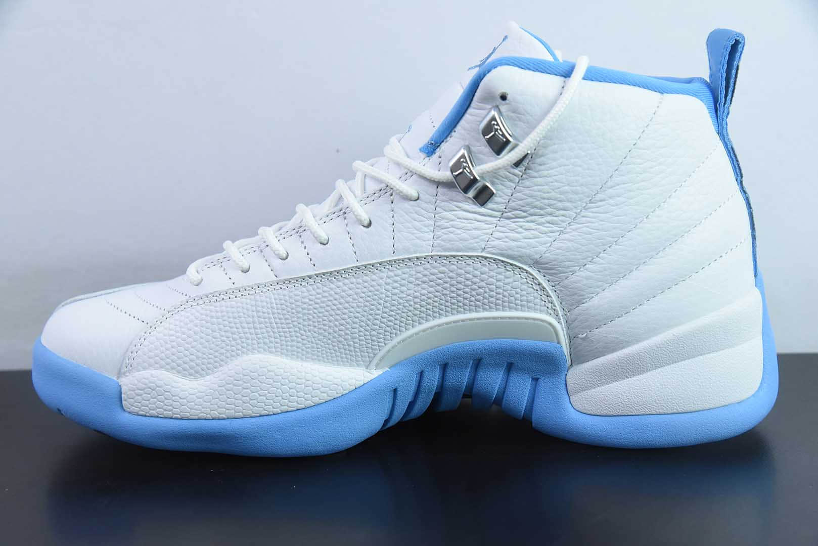 乔丹Air Jordan 12 Melo AJ12乔12白蓝高帮男子文化篮球鞋纯原版本 货号：CT8013 - 112