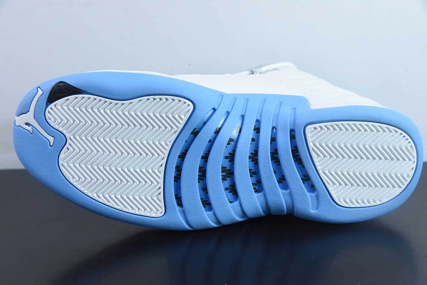 乔丹Air Jordan 12 Melo AJ12乔12白蓝高帮男子文化篮球鞋纯原版本 货号：CT8013 - 112