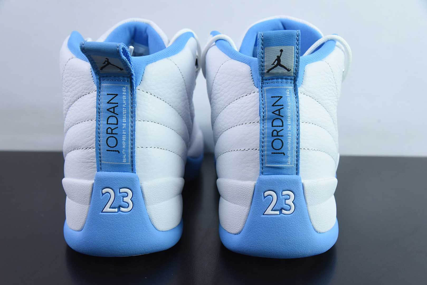 乔丹Air Jordan 12 Melo AJ12乔12白蓝高帮男子文化篮球鞋纯原版本 货号：CT8013 - 112