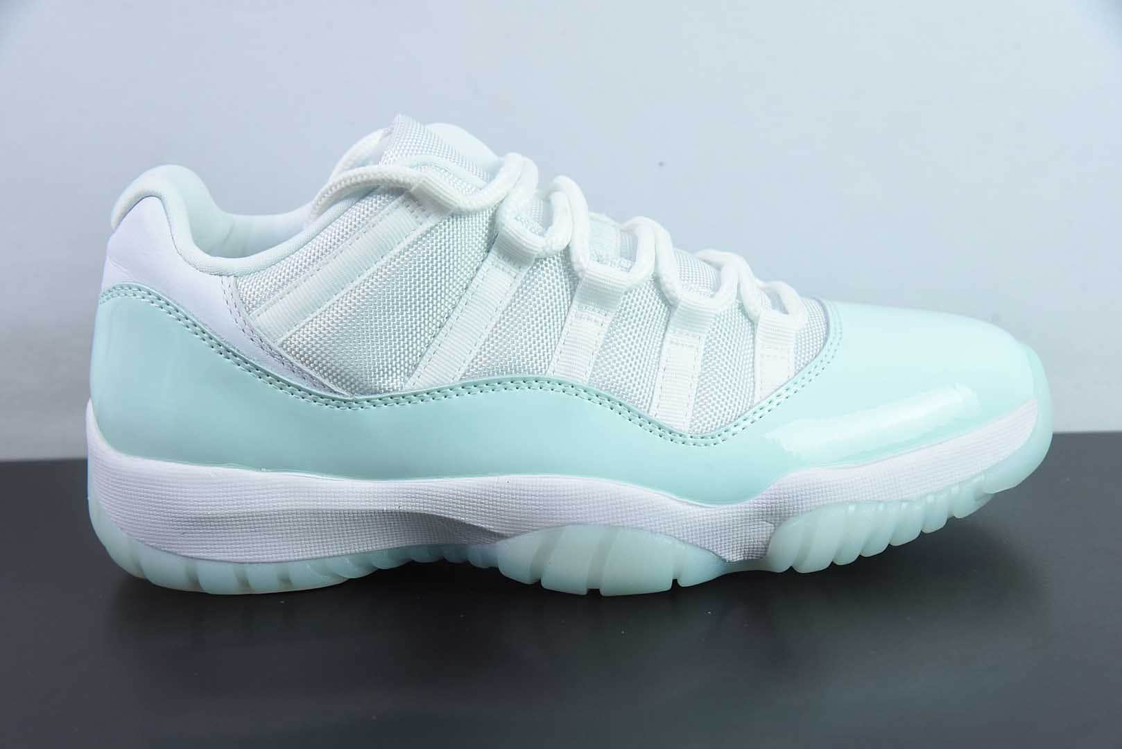 乔丹Air Jordan 11 Low AJ11乔11薄荷绿低帮男子文化篮球鞋纯原版本 货号：AH7860-103