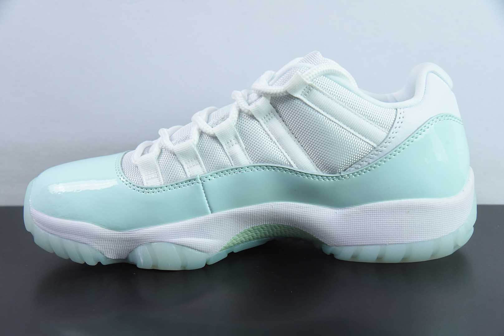 乔丹Air Jordan 11 Low AJ11乔11薄荷绿低帮男子文化篮球鞋纯原版本 货号：AH7860-103