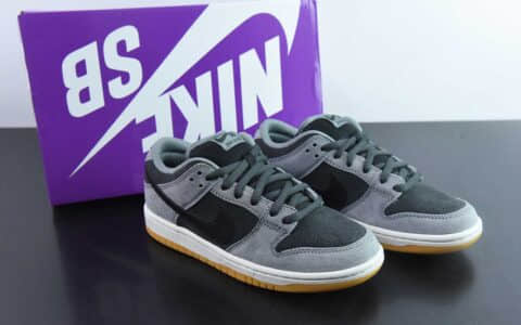 耐克Nike Dunk SB Low“DARK SMOKE GREY”灰黑色SB低帮休闲滑板鞋纯原版本 货号：HF3063-001