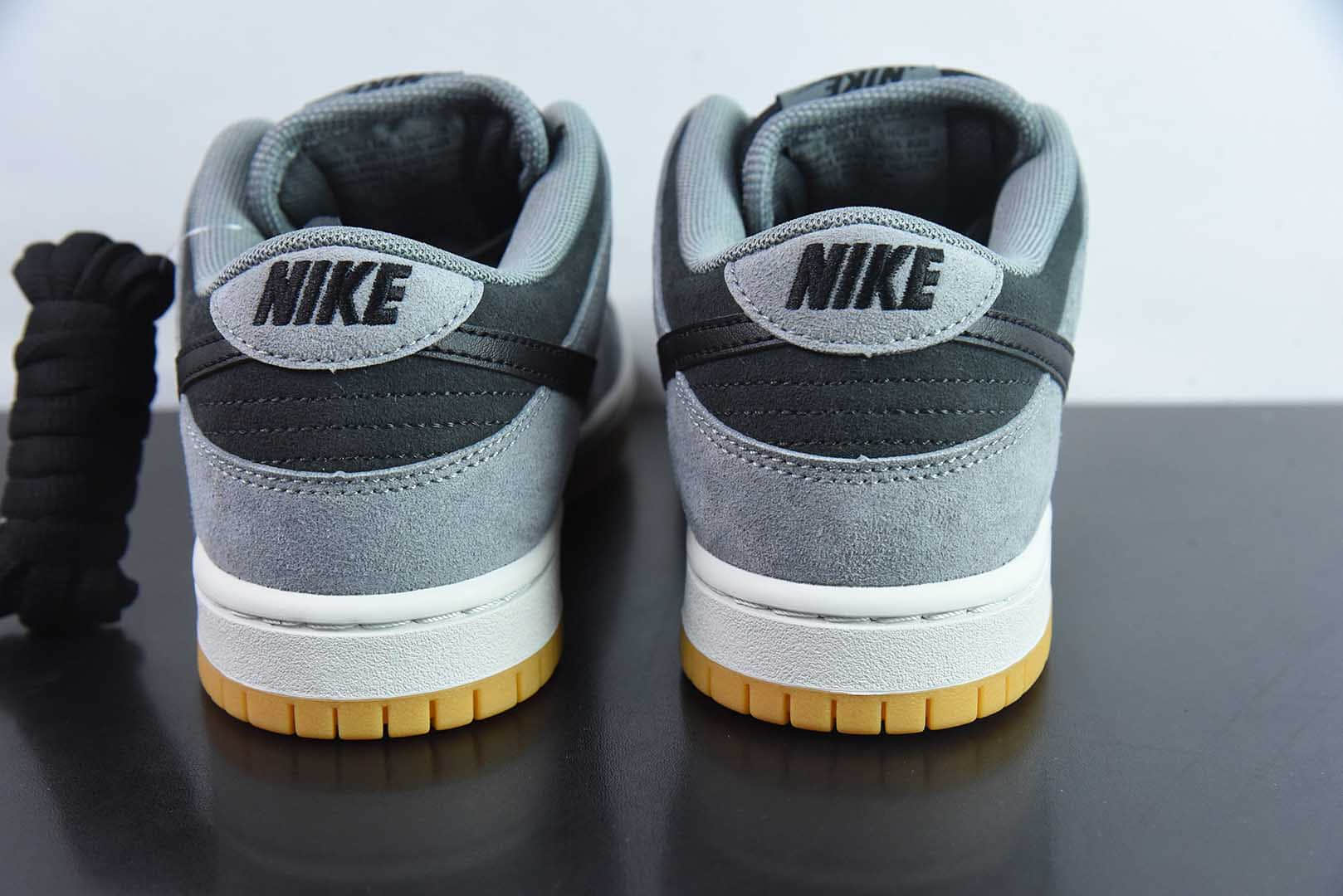 耐克Nike Dunk SB Low“DARK SMOKE GREY”灰黑色SB低帮休闲滑板鞋纯原版本 货号：HF3063-001
