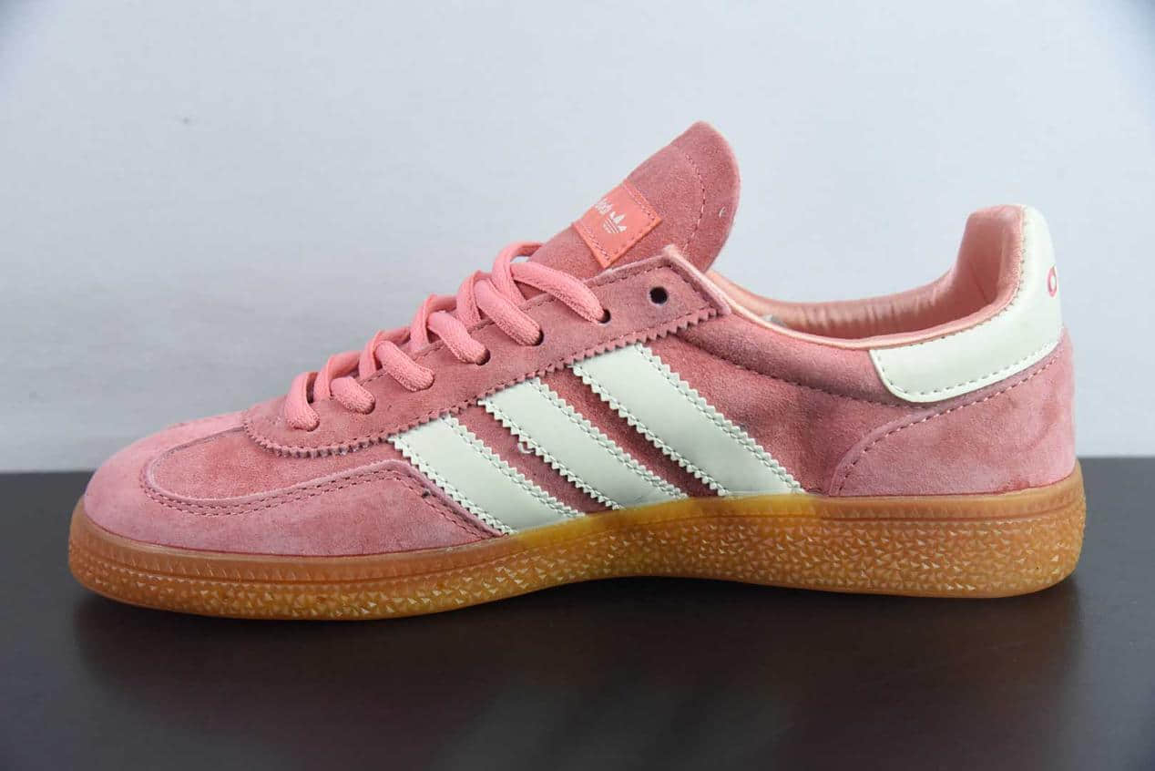 阿迪达斯 Adidas Handball Spezial 复古单品粉白德训鞋纯原版本 货号:IH2610