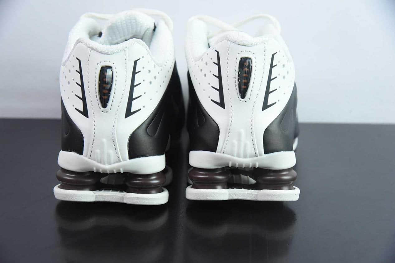 耐克Nike Shox R4黑白子弹文斯卡特高科技专利气柱弹簧跑步鞋纯原版本 货号：AR3565 - 104