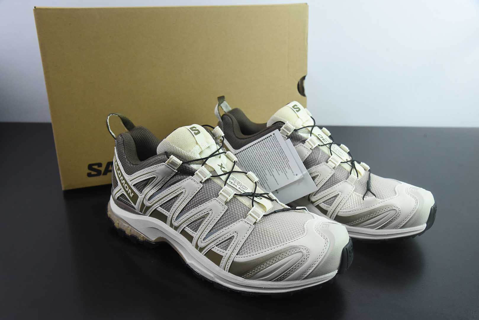 萨洛蒙 Salomon XA PRO 3D SUEDE探索者系列石灰配色潮流越野机能户外休闲运动跑步鞋纯原版本 货号：478848-26