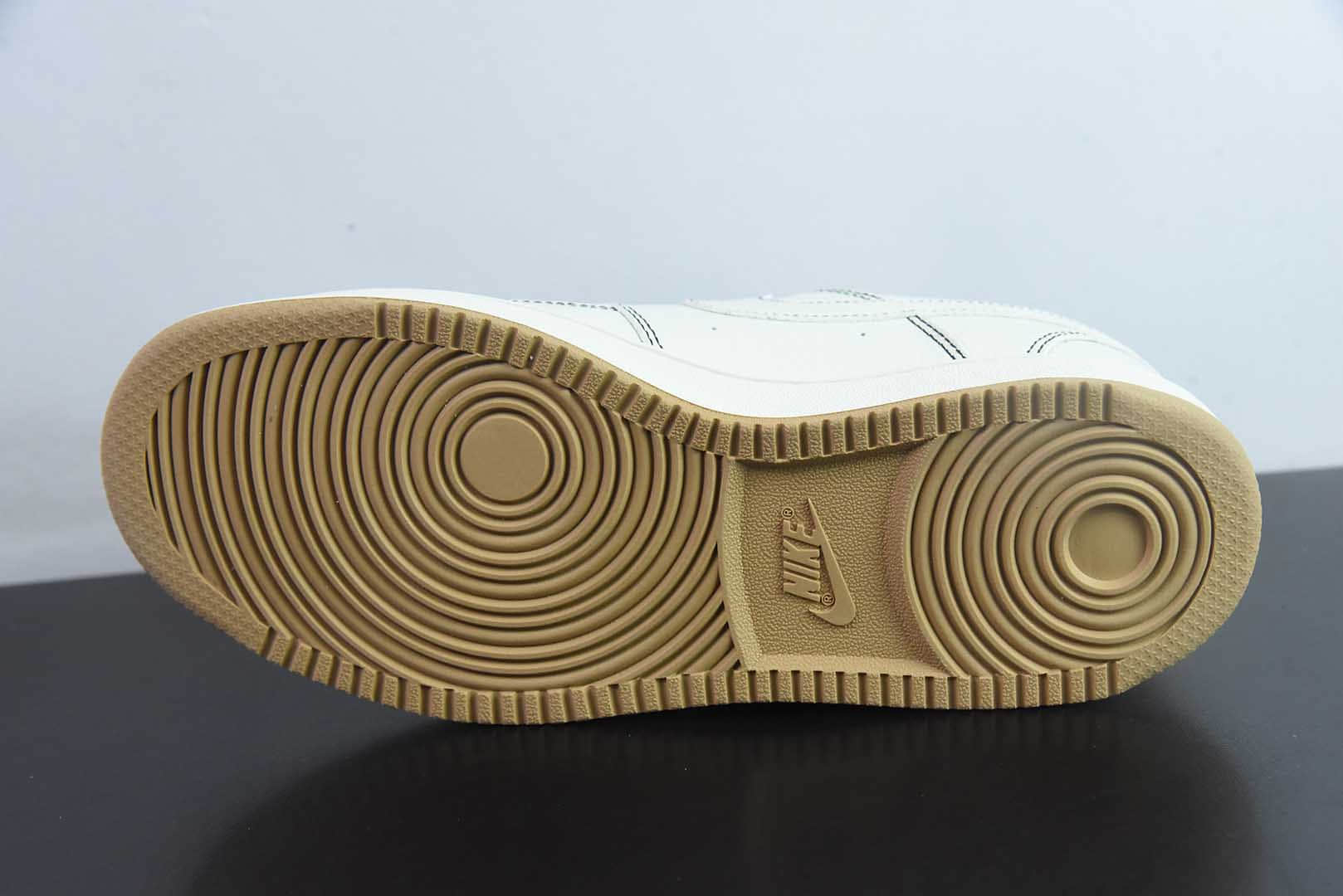 耐克Nike Air Force 1'07 Supreme联名米白印花小空军低帮休闲板鞋纯原版本 货号:CS5288-013