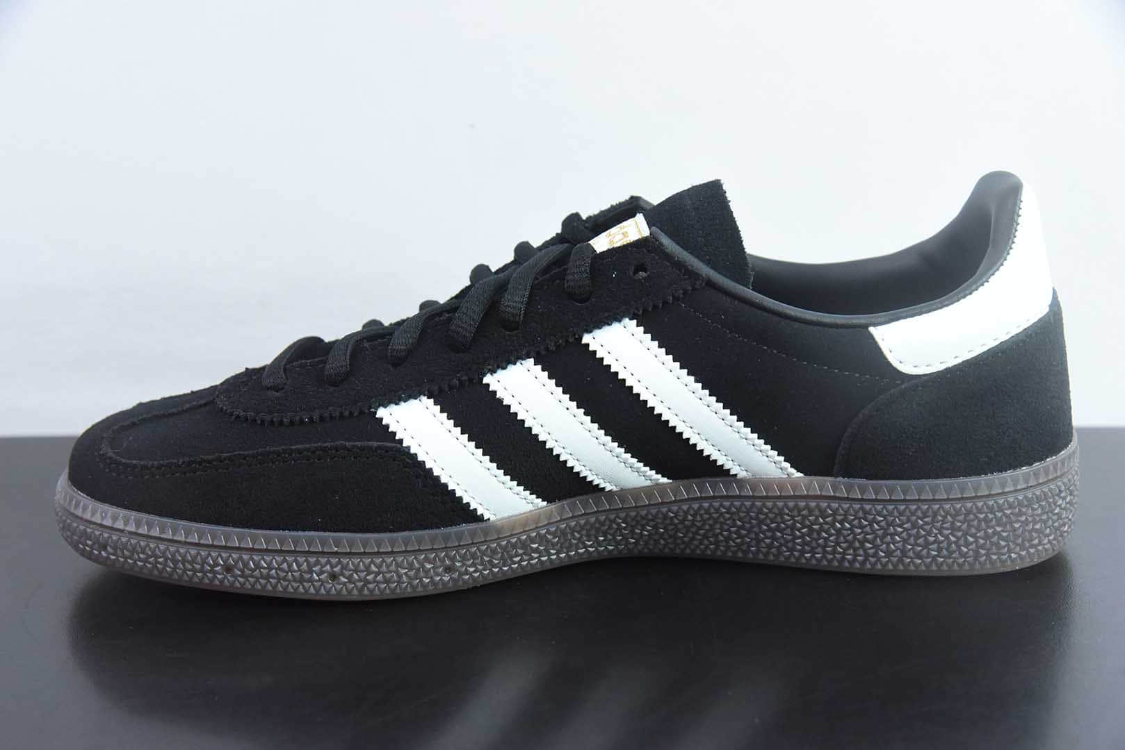 阿迪达斯Adidas Handball Spezial 阿迪三叶草学院风黑白低帮复古休闲板鞋纯原版本 货号:DB3021