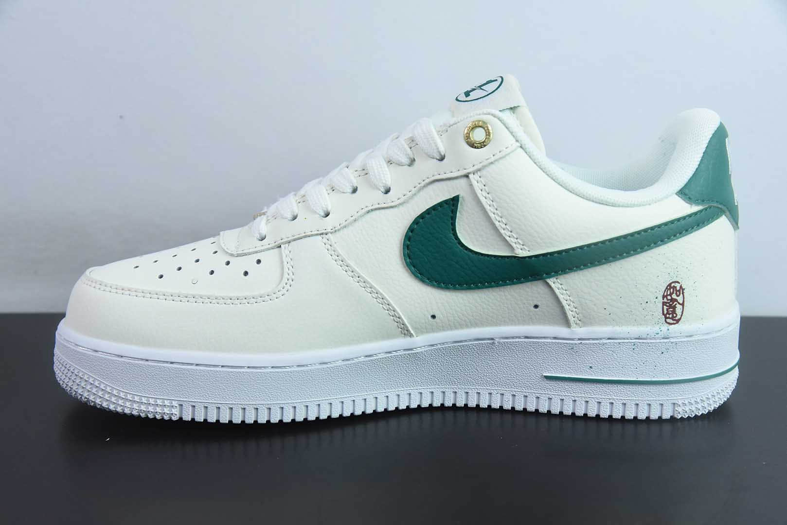 耐克Nike Air Force 1'07 Low 招财进宝定制版空军一号低帮休闲板鞋纯原版本 货号：DQ7582-101