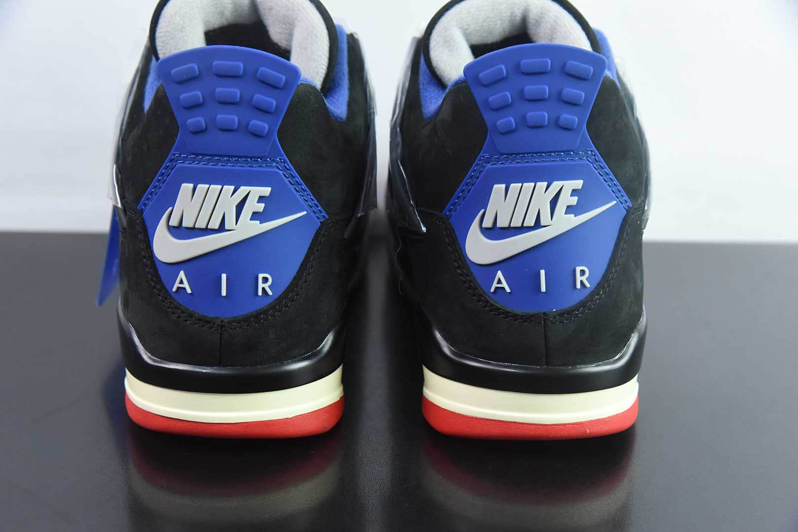 乔丹Air Jordan 4 Retro Lase AJ4乔4黑灰蓝男子复古文化篮球鞋纯原版本 货号：FV5029-003