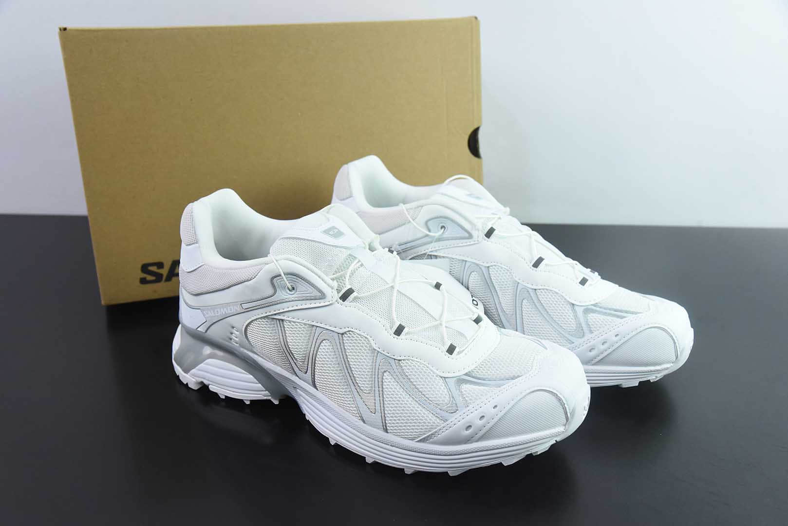 萨洛蒙Salomon XT-Whisper 萨洛蒙探索者系列白灰户外越野跑鞋纯原版本 货号：477619-29