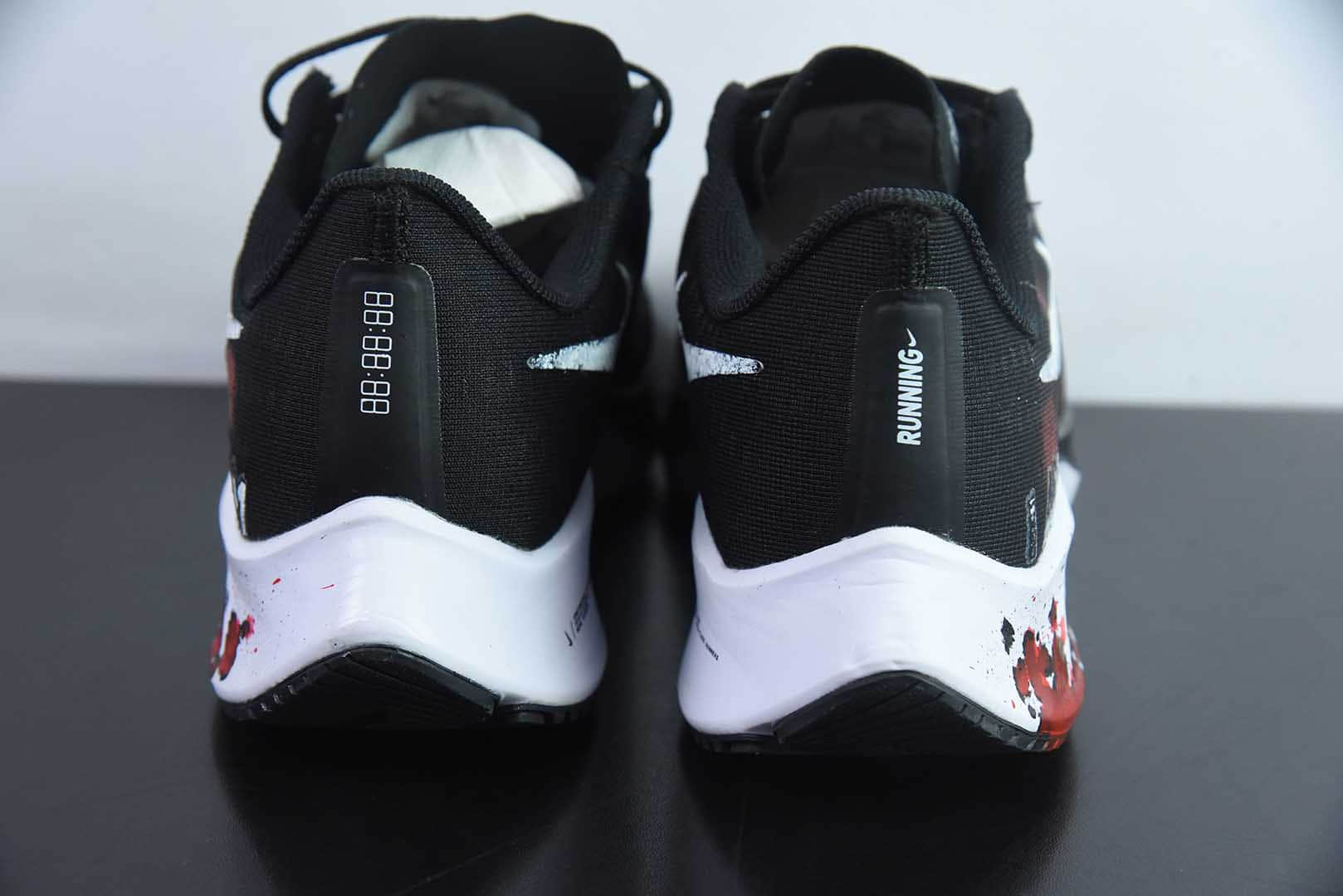 耐克Nike Air Zoom Pegasus Premium 37 虐杀原形手绘潮流网面防滑耐磨低帮跑步鞋纯原版本 货号：BQ9647-022