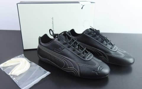 彪马Puma Ferrari x Puma Speedcet 联名彪马黑武士低帮复古运动休闲赛车跑鞋纯原版本 货号：404267-01