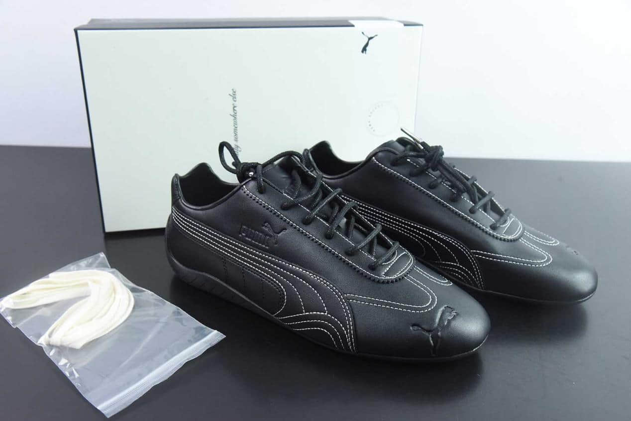 彪马Puma Ferrari x Puma Speedcet 联名彪马黑武士低帮复古运动休闲赛车跑鞋纯原版本 货号：404267-01