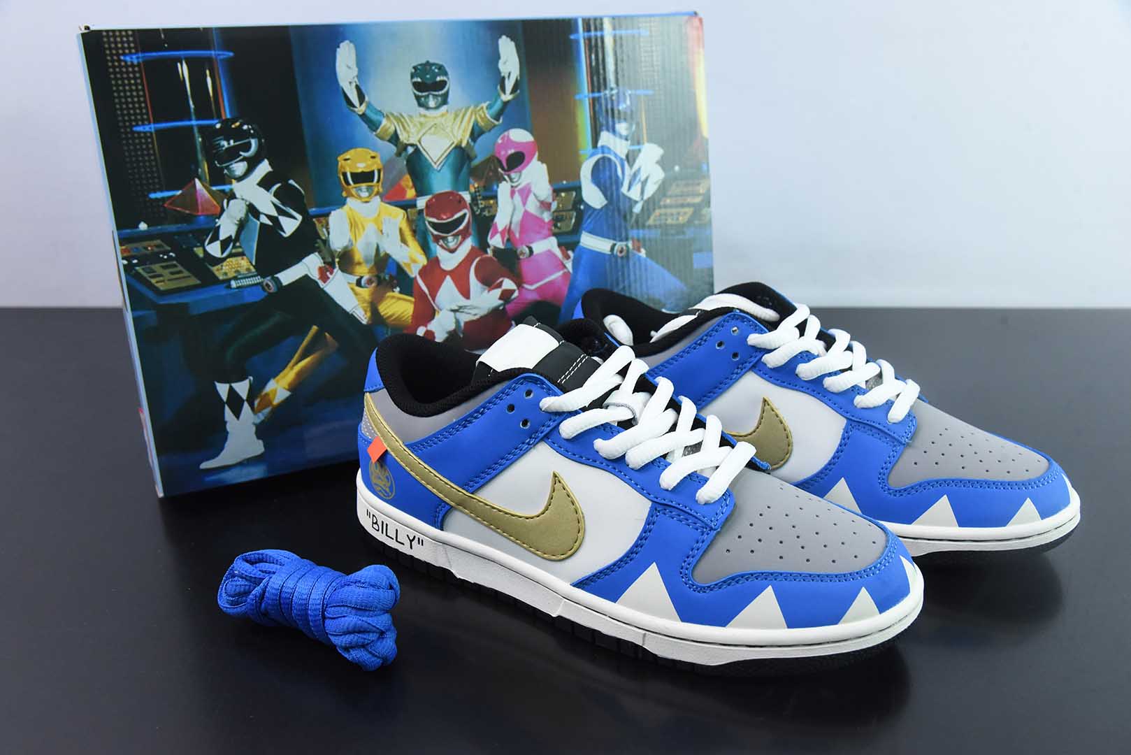 耐克Nike SB Dunk Low 恐龙战队联名系列三角龙配色SB低帮休闲运动滑板板鞋纯原版本 货号：ZZ1998-007