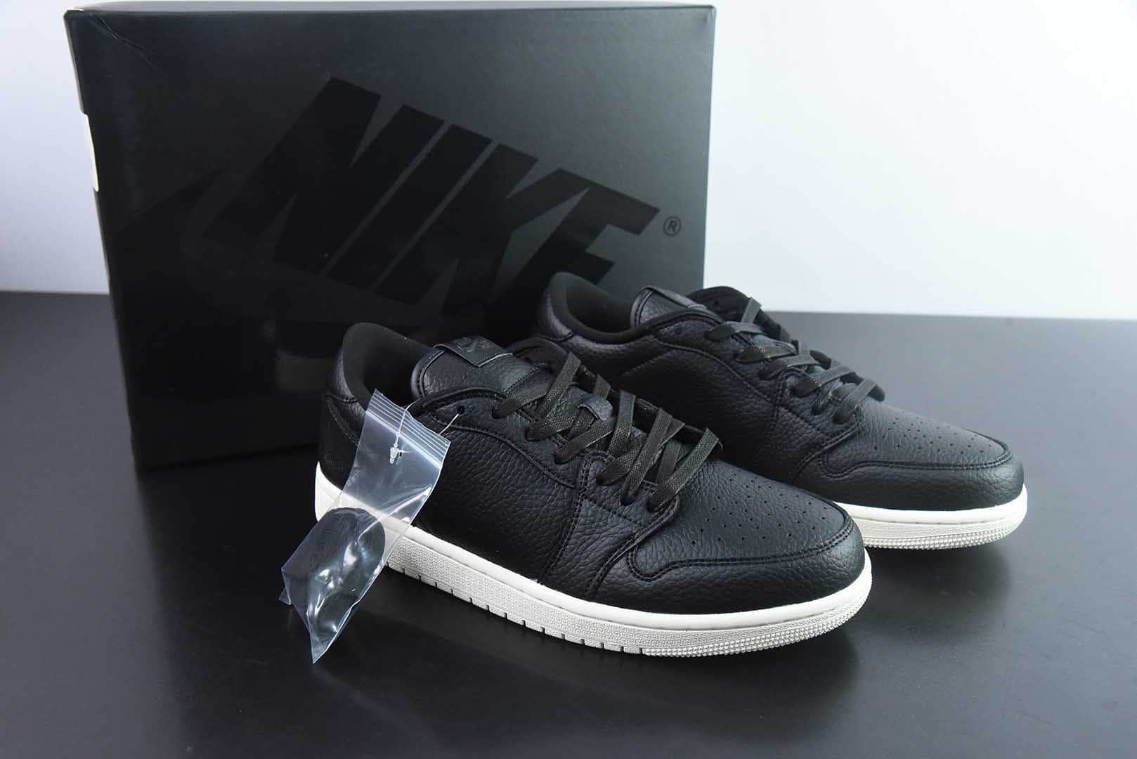 乔丹Air Jordan AJ1 Low AJ1乔1黑白低帮复古文化篮球鞋纯原版本 货号：848775-005