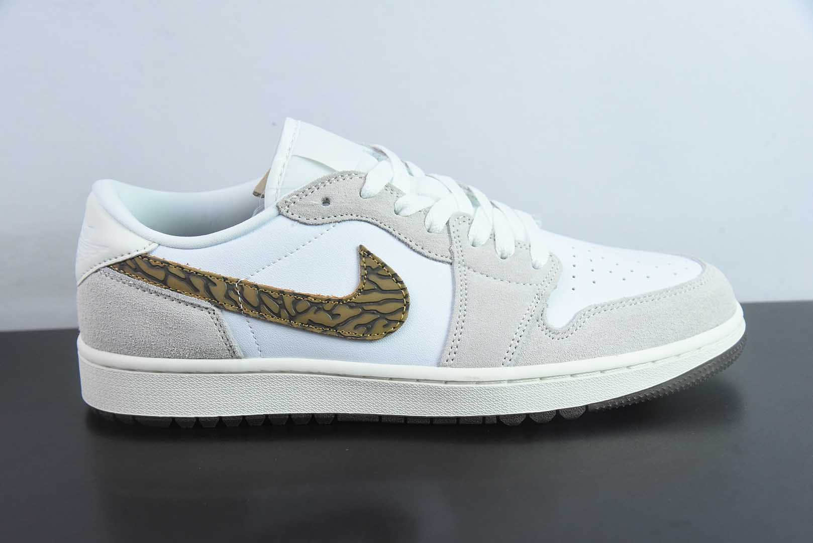 乔丹Air Jordan AJ1 Low GOLF高尔夫米灰低帮休闲板鞋纯原版本 货号：DD9315-116
