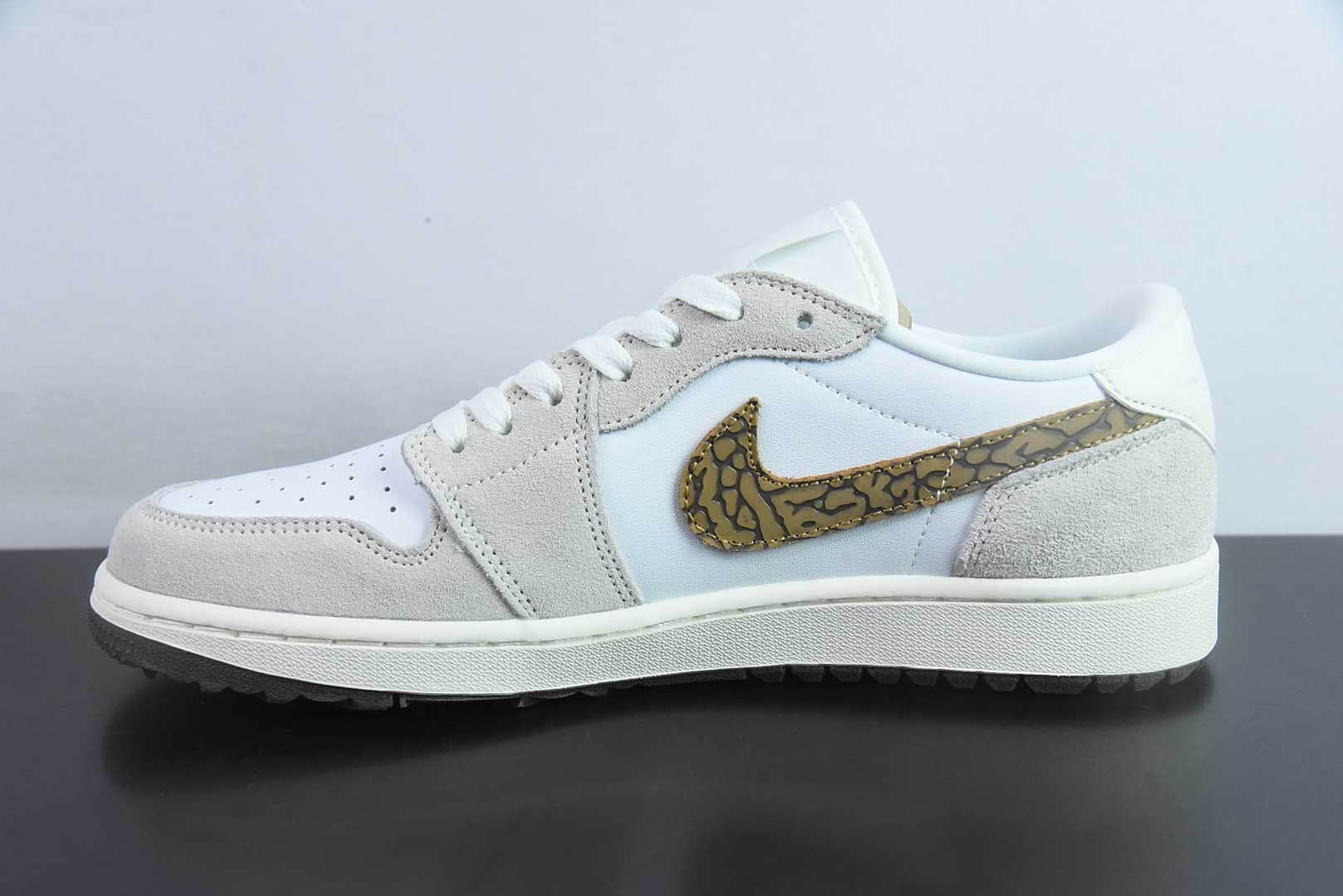 乔丹Air Jordan AJ1 Low GOLF高尔夫米灰低帮休闲板鞋纯原版本 货号：DD9315-116