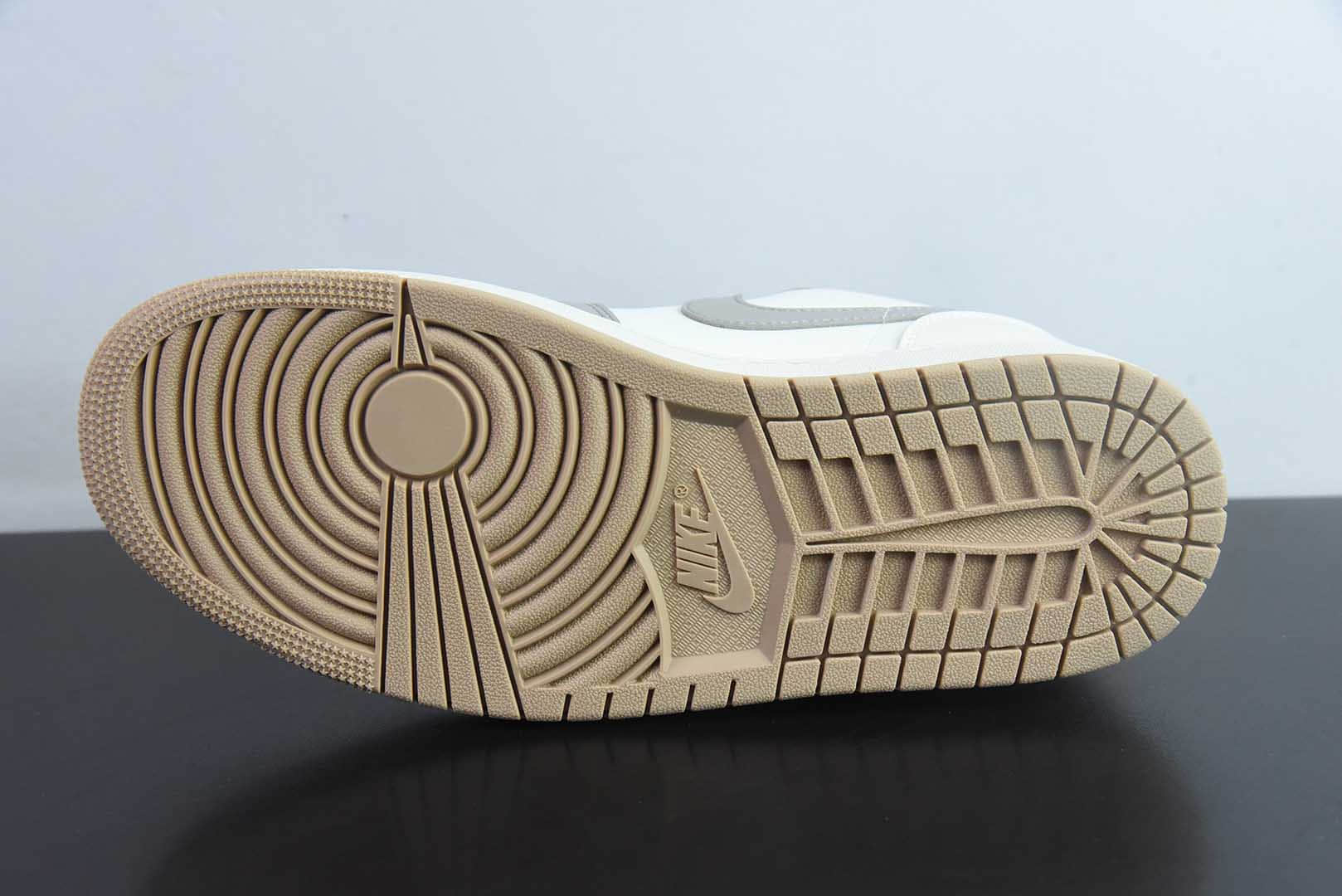 乔丹Air Jordan AJ1 Low AJ1乔1米灰红低帮休闲板鞋纯原版本 货号：553558-169