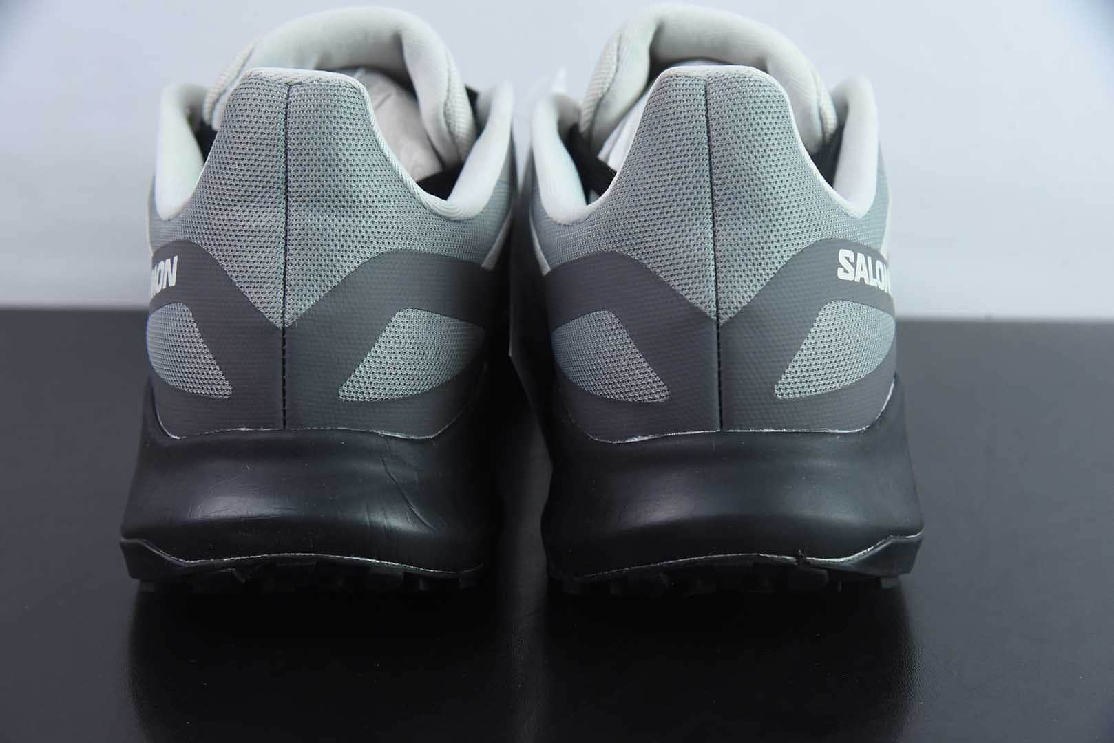 萨洛蒙SALOMON ULTRA FLOW GORE-TEX 男款灰黑色舒适时尚防滑耐磨低帮越野跑步鞋纯原版本 货号：476927