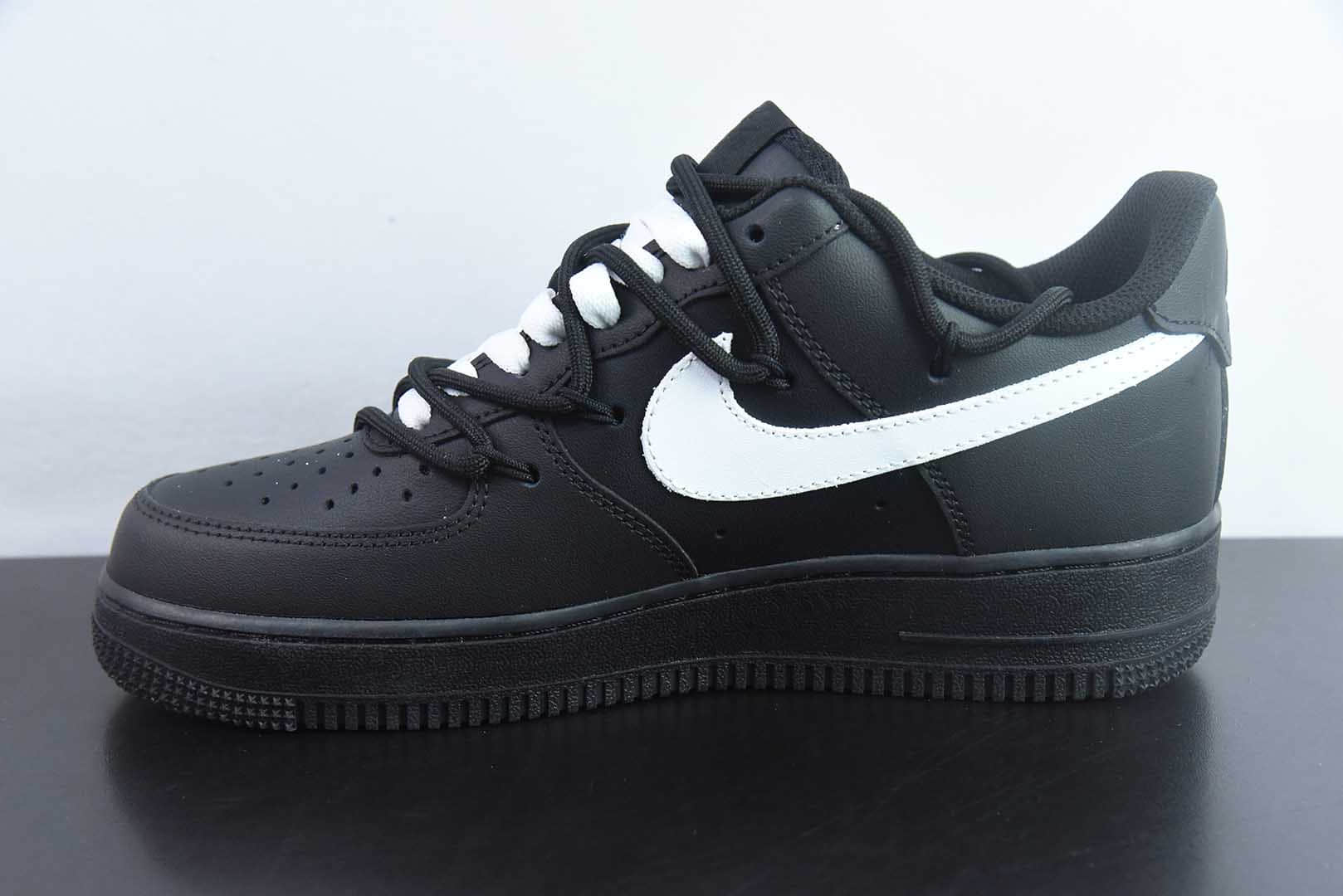 耐克Nike Air Force 1 Low’07 黑色满天星泼墨空军一号低帮休闲板鞋纯原版本 货号：ZH0316-090