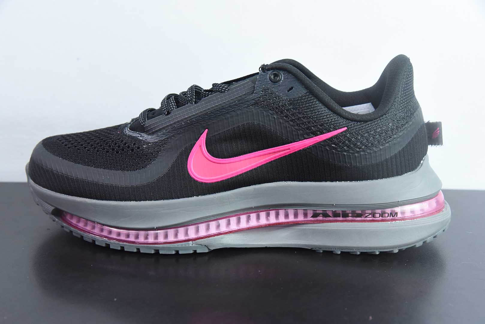 耐克Nike Pegasus Premium Airscape 超级飞马黑粉网面气垫低帮跑步鞋纯原版本 货号：HQ2592-003