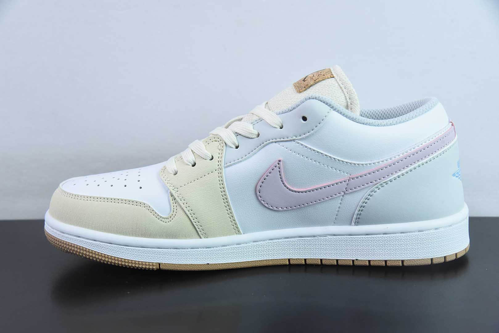 乔丹 Air Jordan 1 Low AJ1乔1植物刺绣低帮文化休闲运动板鞋纯原版本 货号：IB8861-151