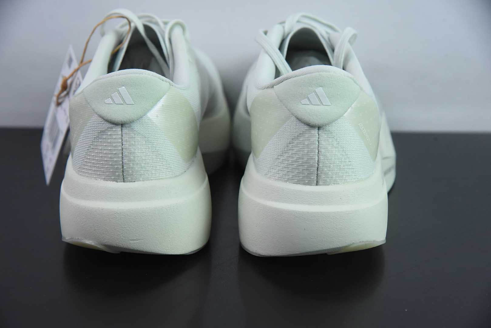 阿迪达斯Adidas Adizero Evo SL阿迪薄荷绿超轻透气缓震跑鞋纯原版本 货号：JR5840