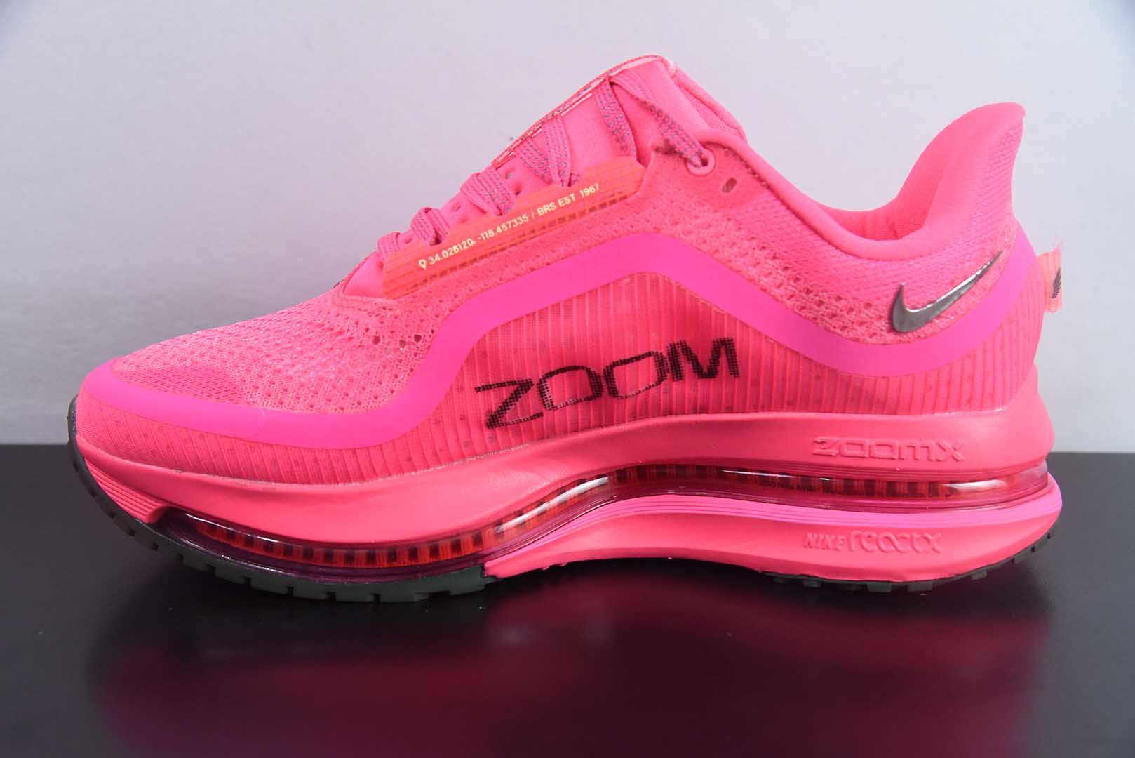 耐克Nike Pegasus Premium超级飞马粉黑网面气垫减震跑步鞋纯原版本 货号：HQ2592-600