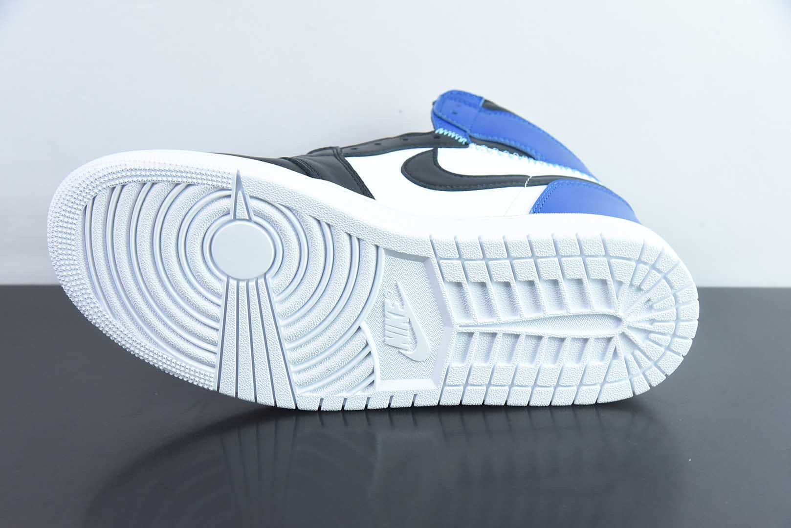 乔丹Fragment x Union x Air Jordan 1 Retro AJ1 乔1全新解构皇家蓝高帮篮球鞋纯原版本 货号：IO7847-001